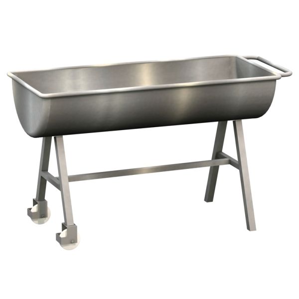 Mengmulde 150 ltr., stationär, gerade Kopfstücke