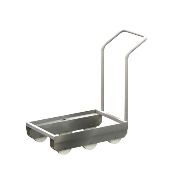 Transportrolli mit Schiebegriff